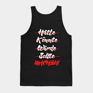 Doer Workaholic saying Hustle Tank Top